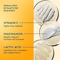 Vista 3 de Olay Vitamin C Face Moisturizer, Brightening Cream for Women, Instant Hydration, Evens Tone, Dark Spot & Hyperpigmentation Reduction, Glowing Skin