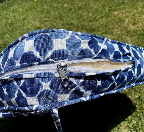 Miniatura 7 de BELLRINO Juego de 4 fundas de cojín decorativas para patio, impermeables, para exteriores, de 24 x 22 x 4 pulgadas, para silla, asiento, jardín,