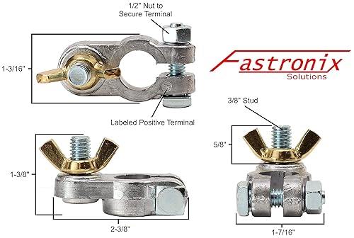 Miniatura 3 de Kit de terminal y cubierta de batería marina Fastronix