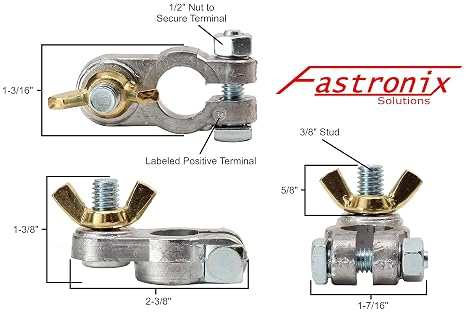 Fastronix Marine Battery Terminal and Cover Kit