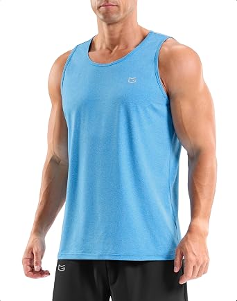 G Gradual Mens Workout Tank Tops Sleeveless Muscle Shirts Summer UPF 50+ Quick Dry Shirts for Men Athletic Running Gym