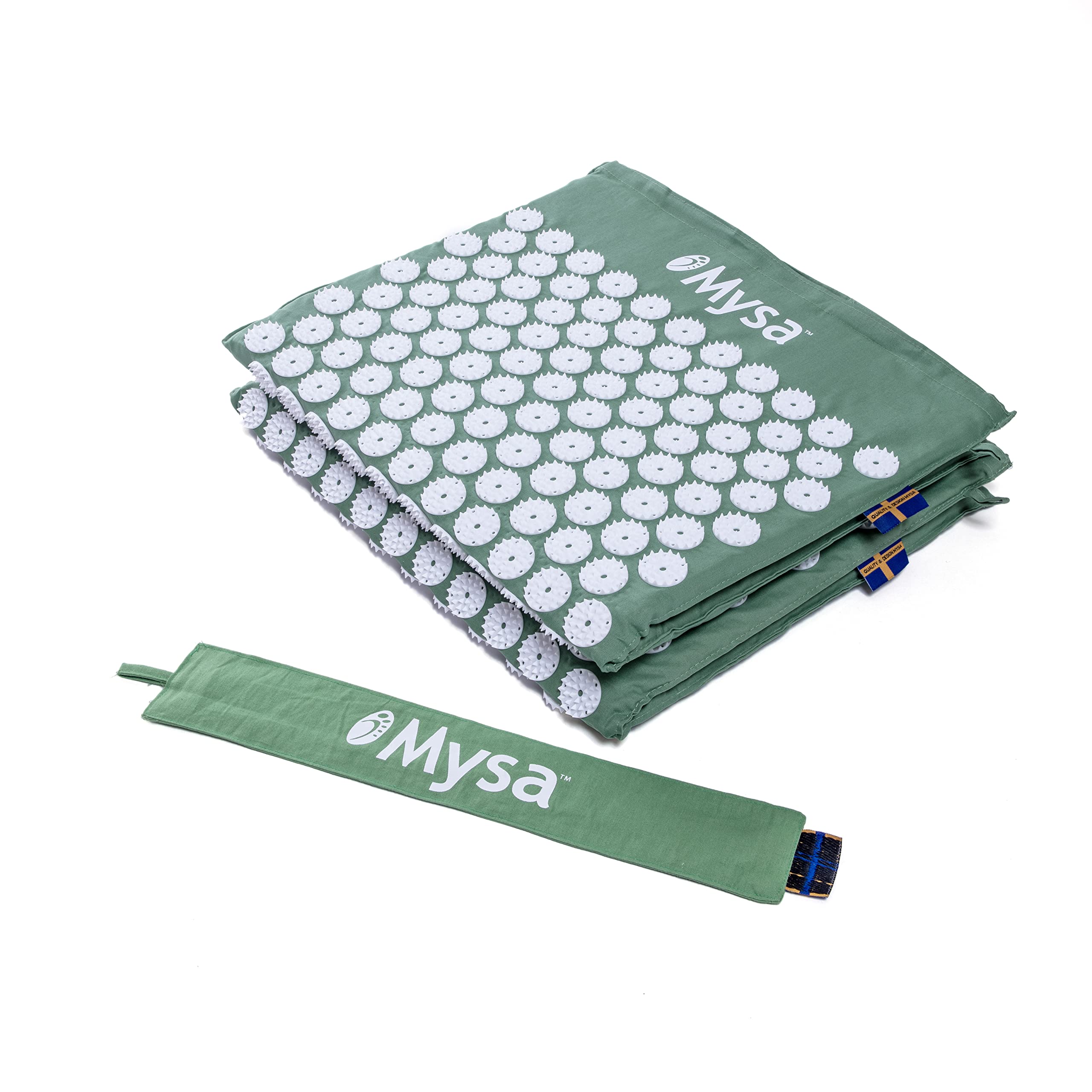 THERMO MYSA DUO XXL : Tapis d'acupression XXL plus coussin chauffant : 180 cm! pour grandes corpulences / l'ensemble du corps. L'authentique suédoise : la meilleure # 1 au monde ! +tutoriel et 4 sacs
