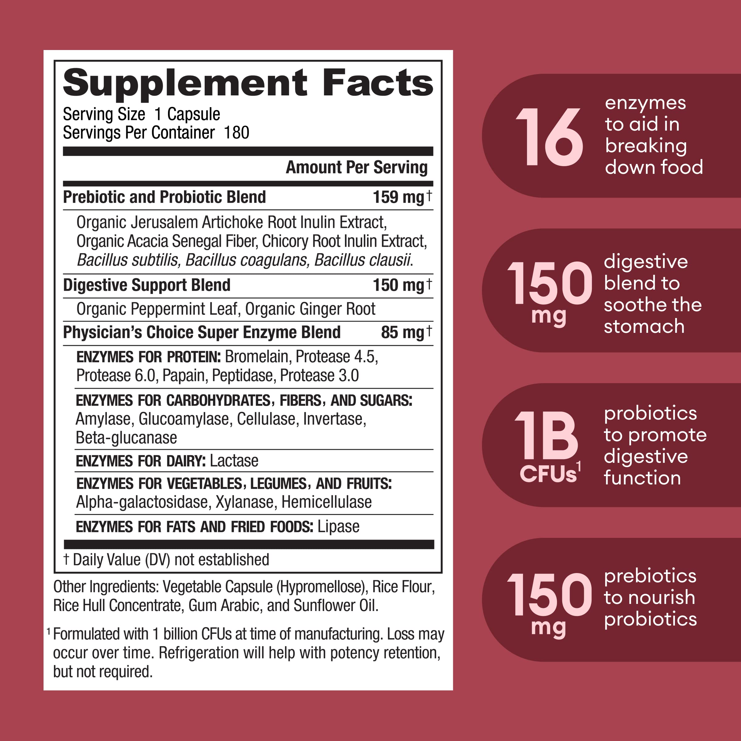 Digestive Enzymes Physicians Pick