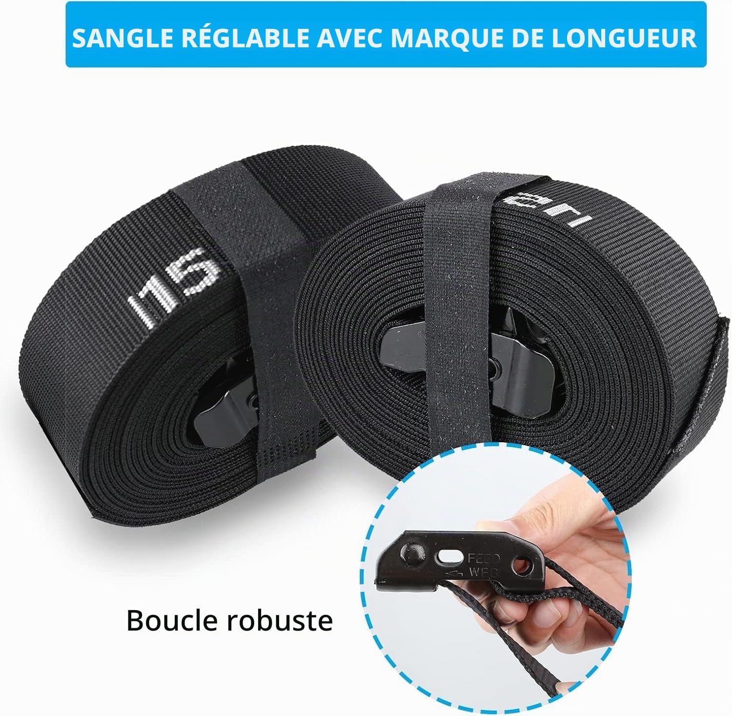 LIFERUN Anneaux de Gymnastique en Bois 28mm, Anneaux Sport Olympique avec Sangle Antidérapante, Boucle Réglable et Marqueurs - Anneaux d'entraînement pour Entraînement Complet du Corps