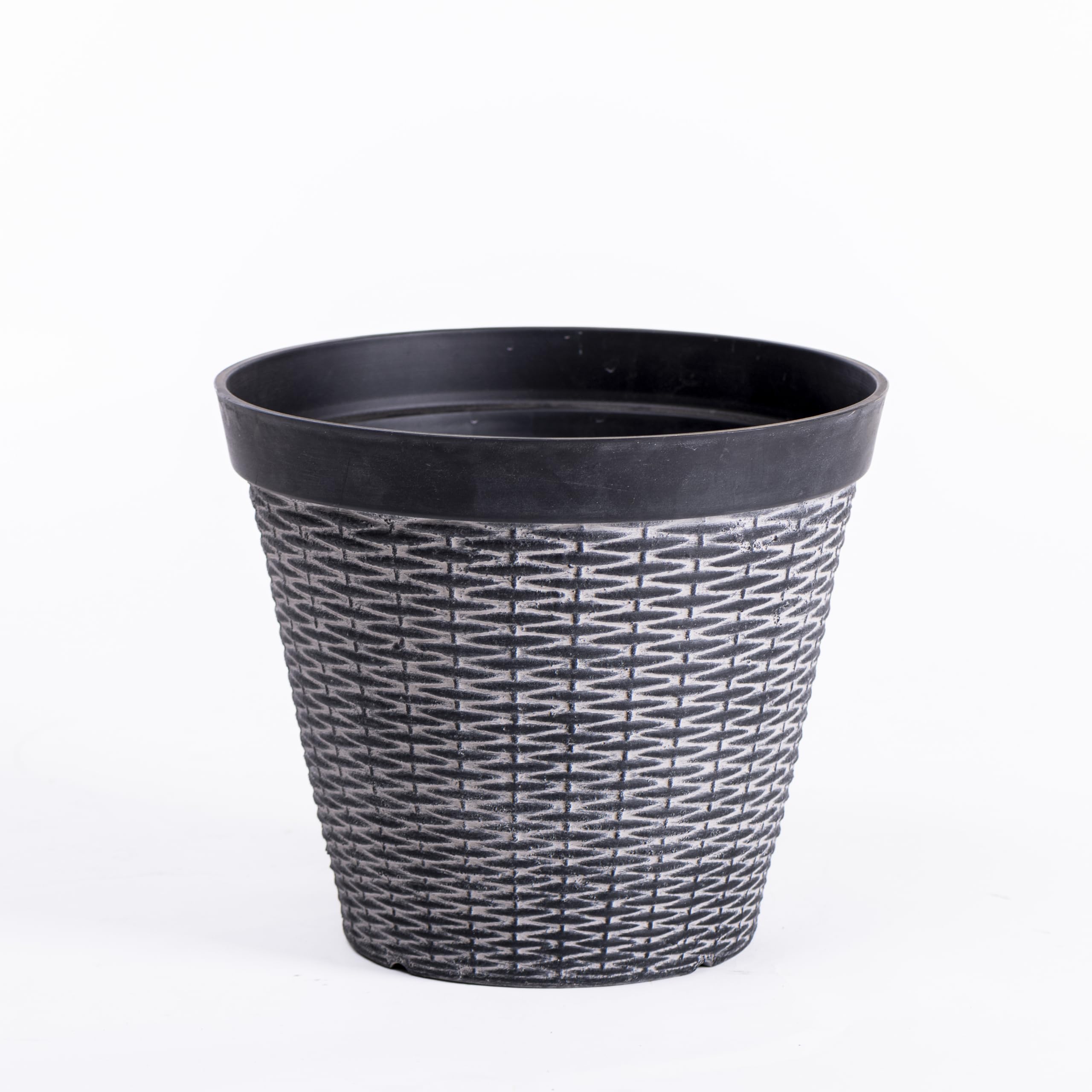 Garden Gear Rattan Design Planter (D30 X H25Cm) from B&Q