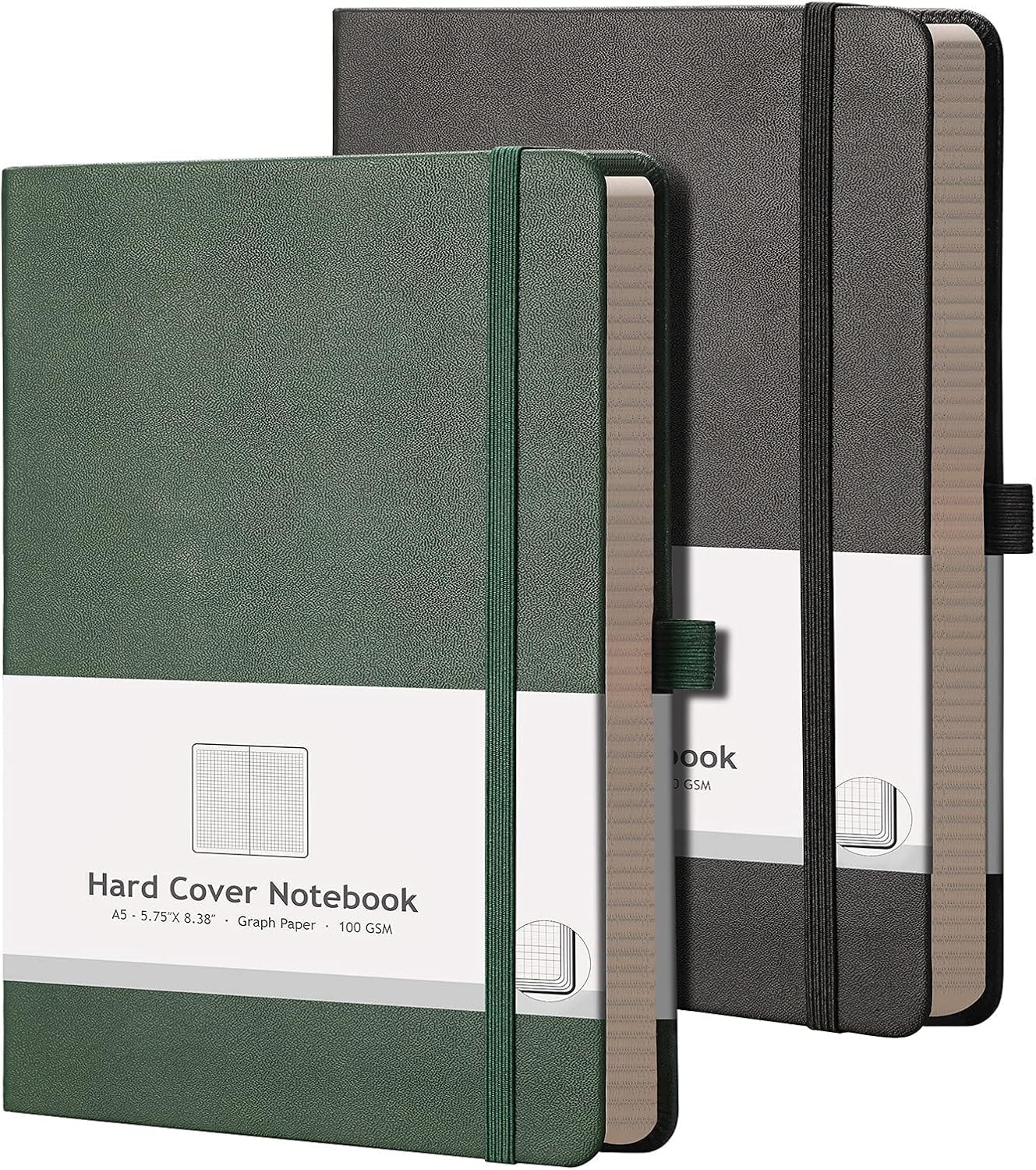 Amazon.com : AHGXG Graph Paper Notebook 2 Pack - A5 Grid Paper