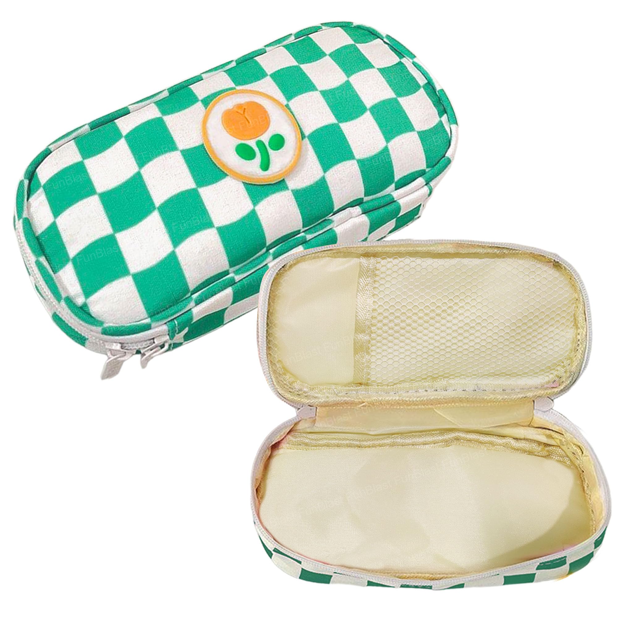 See full amazon price history chart for FunBlast Pencil Pouches - Kawaii Pencil Pouch, Aesthetic Checker Canvas Pencil Case Organizer, Large Capacity Stationary Bag Holder, Multipurpose Zipper Pouch for Kids & Adults (Green) FunBlast Pencil Pouches - Kawaii Pencil Pouch, Aesthetic Checker Canvas Pencil Case Organizer, Large Capacity Stationary Bag Holder, Multipurpose Zipper Pouch for Kids & Adults (Green) (B0D8JG797T) Amazon Price History, Amazon Price Tracker