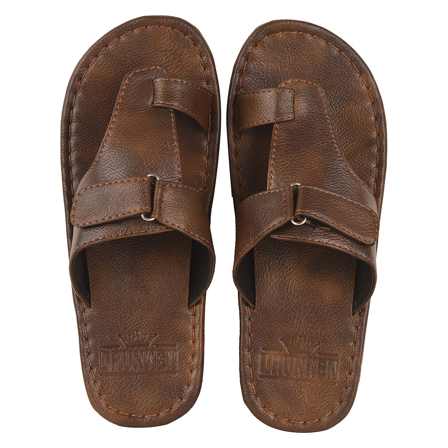 DRUNKEN Mens Camel Flip-flops - 8 (B087DWY38Z) Amazon Price History, Amazon Price Tracker