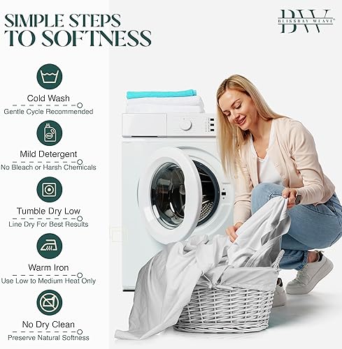 Miniatura 7 de Juego de sábanas 100% de algodón egipcio de 1000 hilos, tamaño Queen, 4 piezas, tejido satinado, refrescante, suave, resistente a las arrugas,