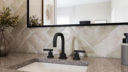 Miniatura 10 de Symmons Dia - Grifo de baño de dos manijas con montaje de drenaje Push Pop en bronce cepillado (1.0 GPM), grande