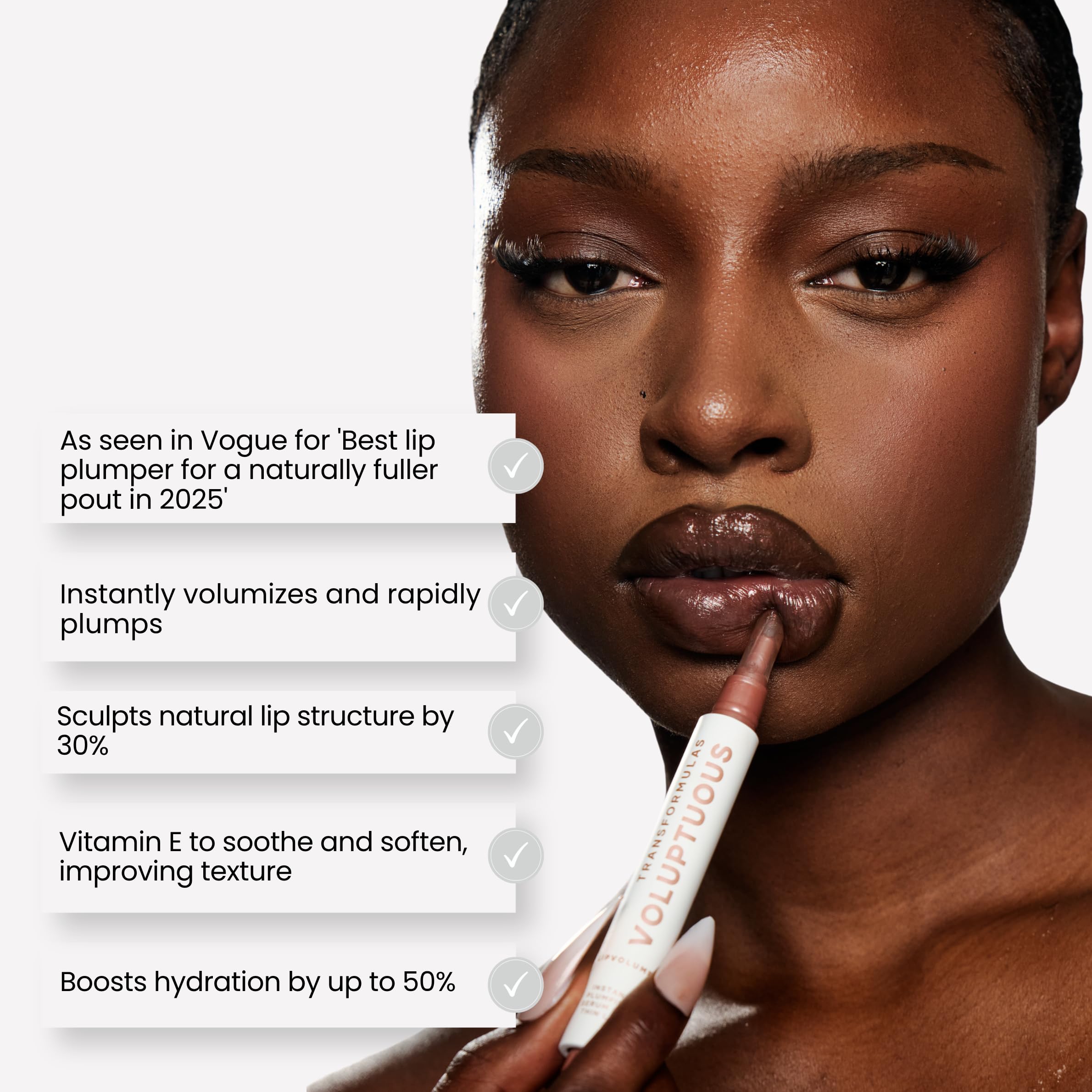 Transformulas Facefixers Duo Instant Lip Plumping Serum Day and Night | Day and Night Lip Enhancer Duo Set. Hydrating Sculpting and Smoothing Clinically Proven Serums for Fuller Plumper Lips.