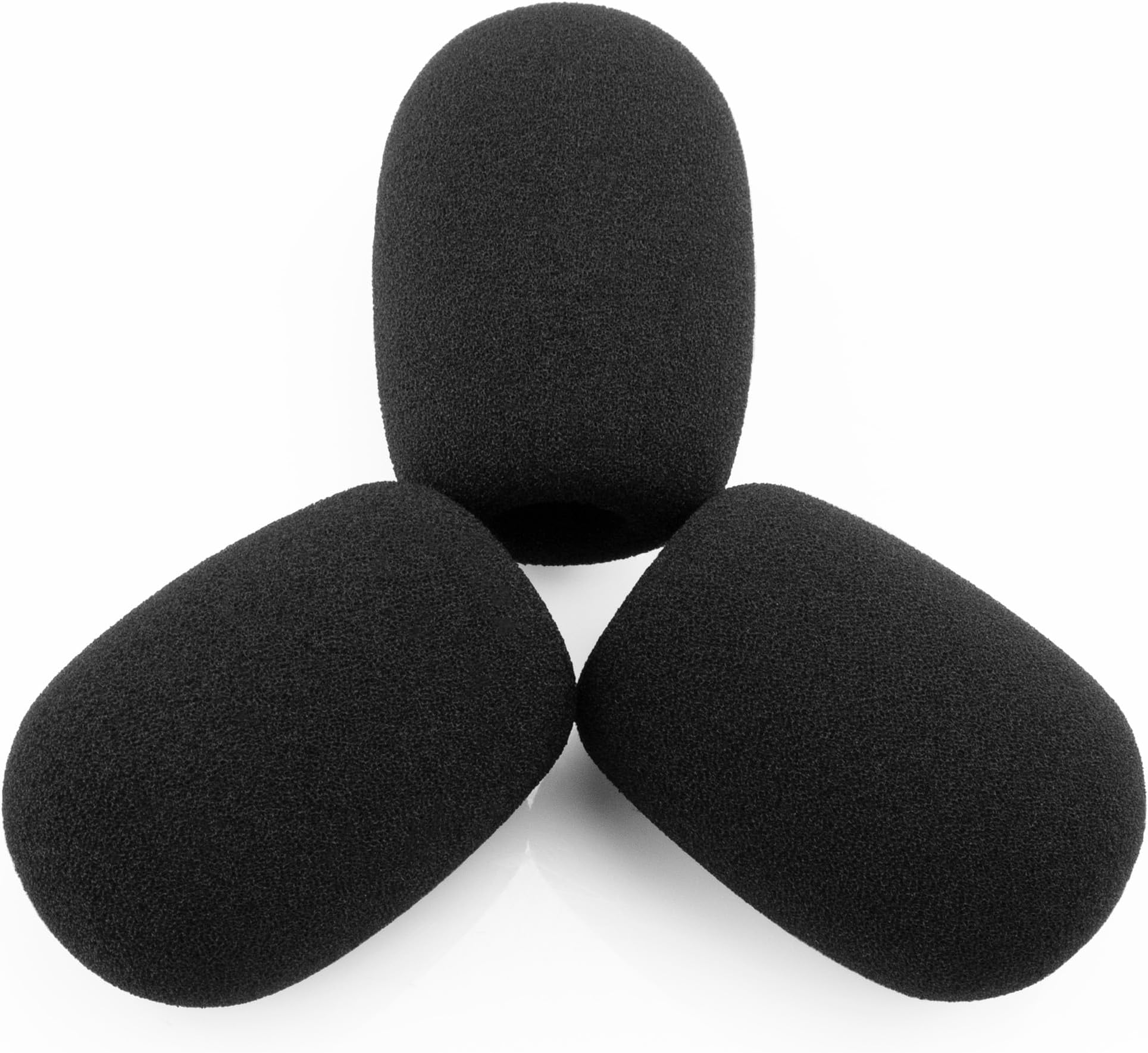 for Lightspeed Zulu 3 2 1 Headset Mic Foam, Replacement Microphone Spongue Pop filter 3-Pack WindScreen Cover
