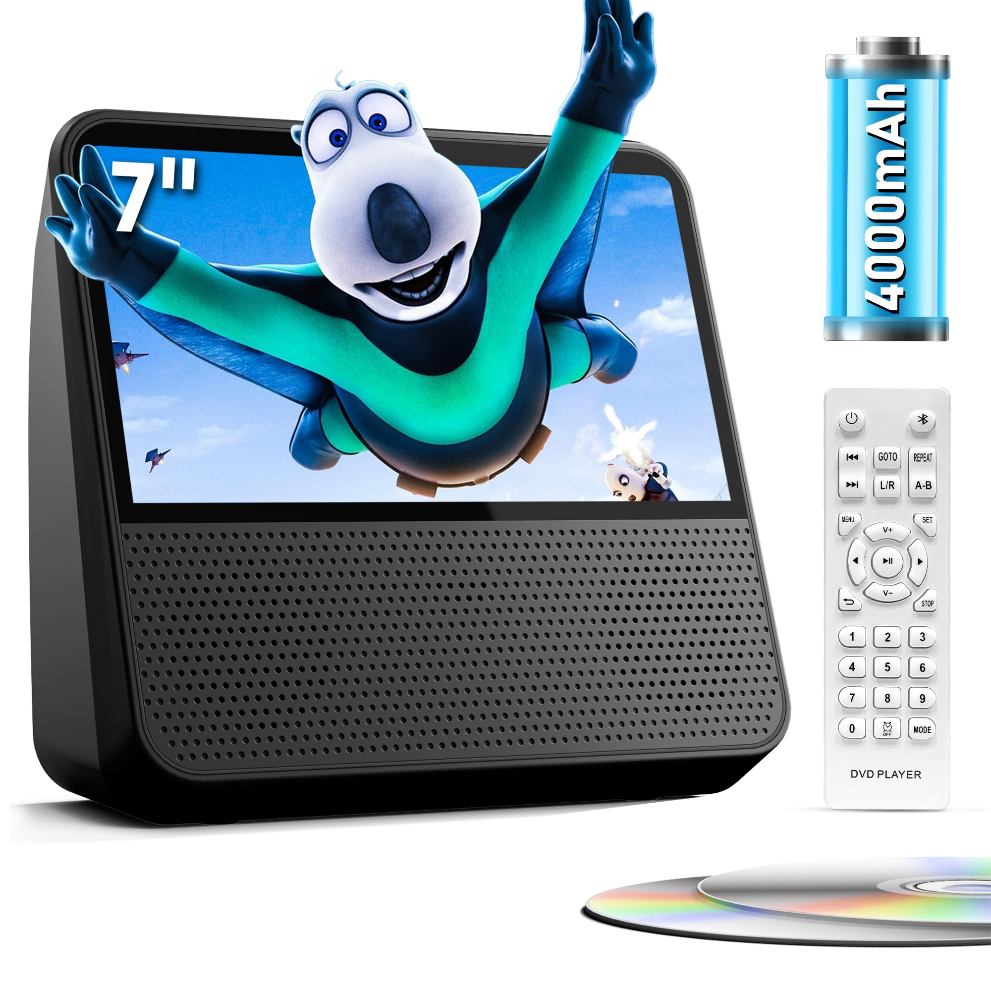 Lettore DVD portatile Nero