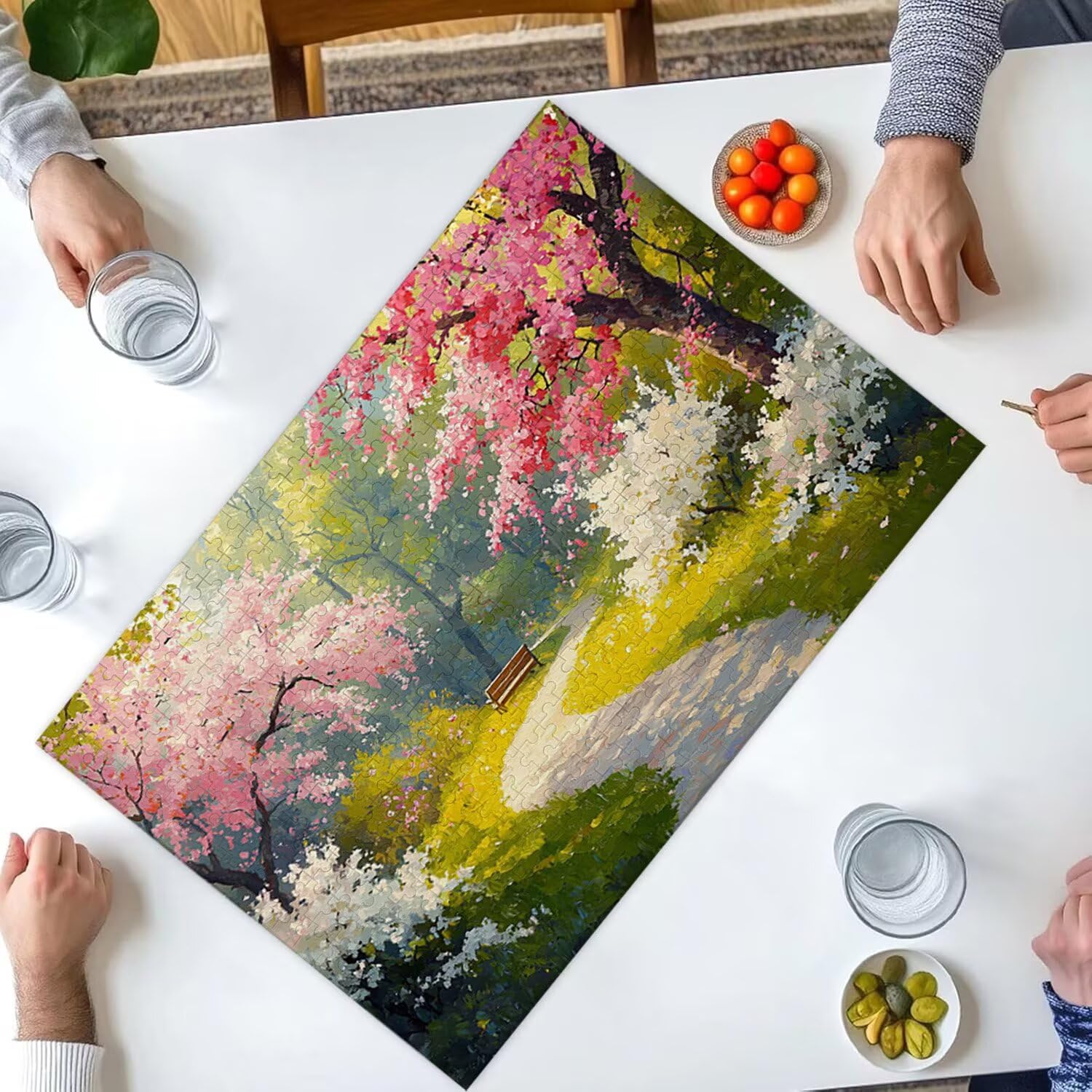 Puzzle 2000 sztuk Puzzle dla dorosłych 100 x 70 cm gra edukacyjna prezenty dla dorosłych i dzieci od 14 lat, kreatywny prezent relaksacyjny 100x70cm - (Monet Garden) x-624
