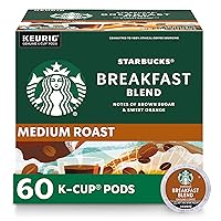 Vista 64 de Starbucks Breakfast Blend - Café de tostado medio para cafeteras Keurig, 24