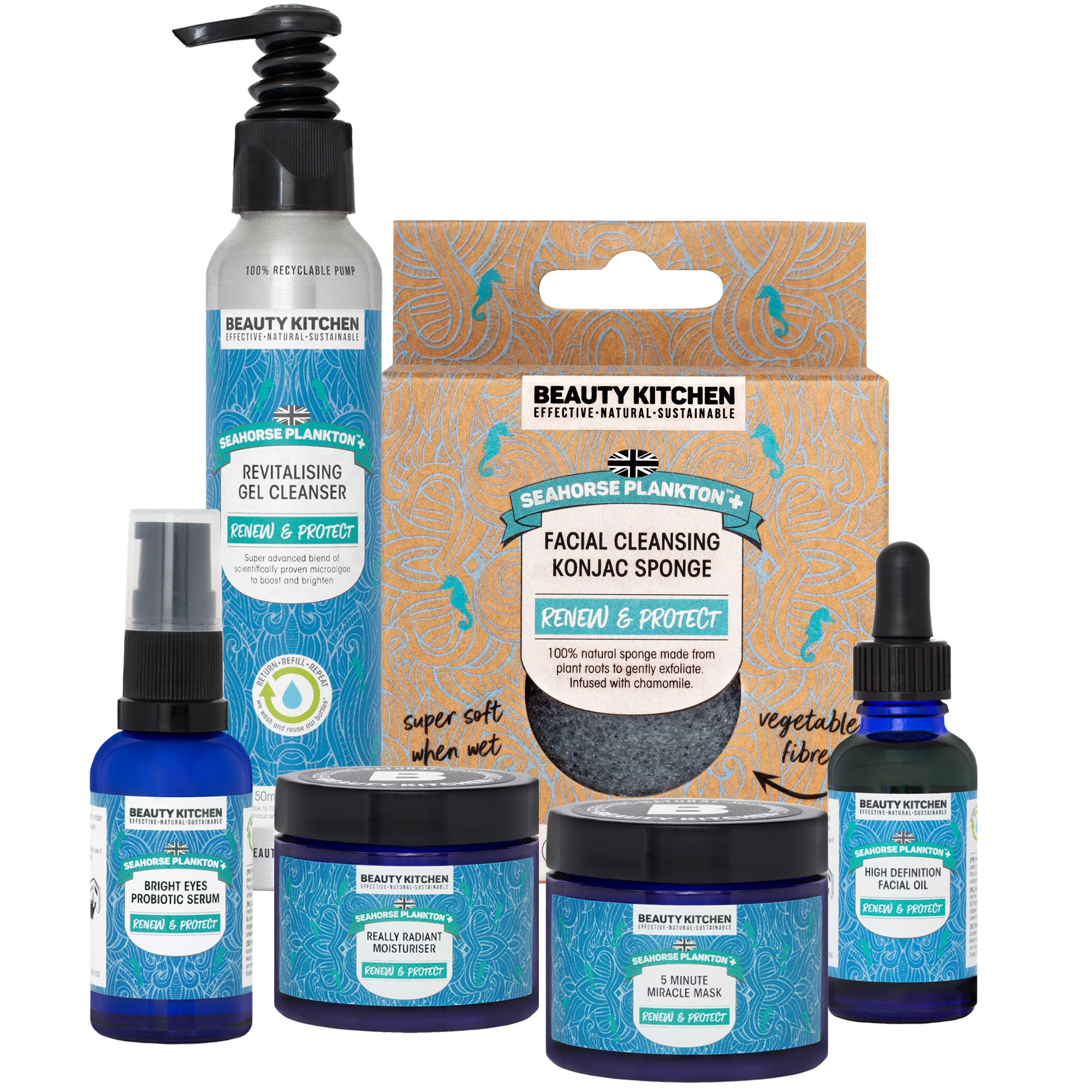 Buy Seahorse Plankton+ Complete Renew & Protect Kit with Microalgae for