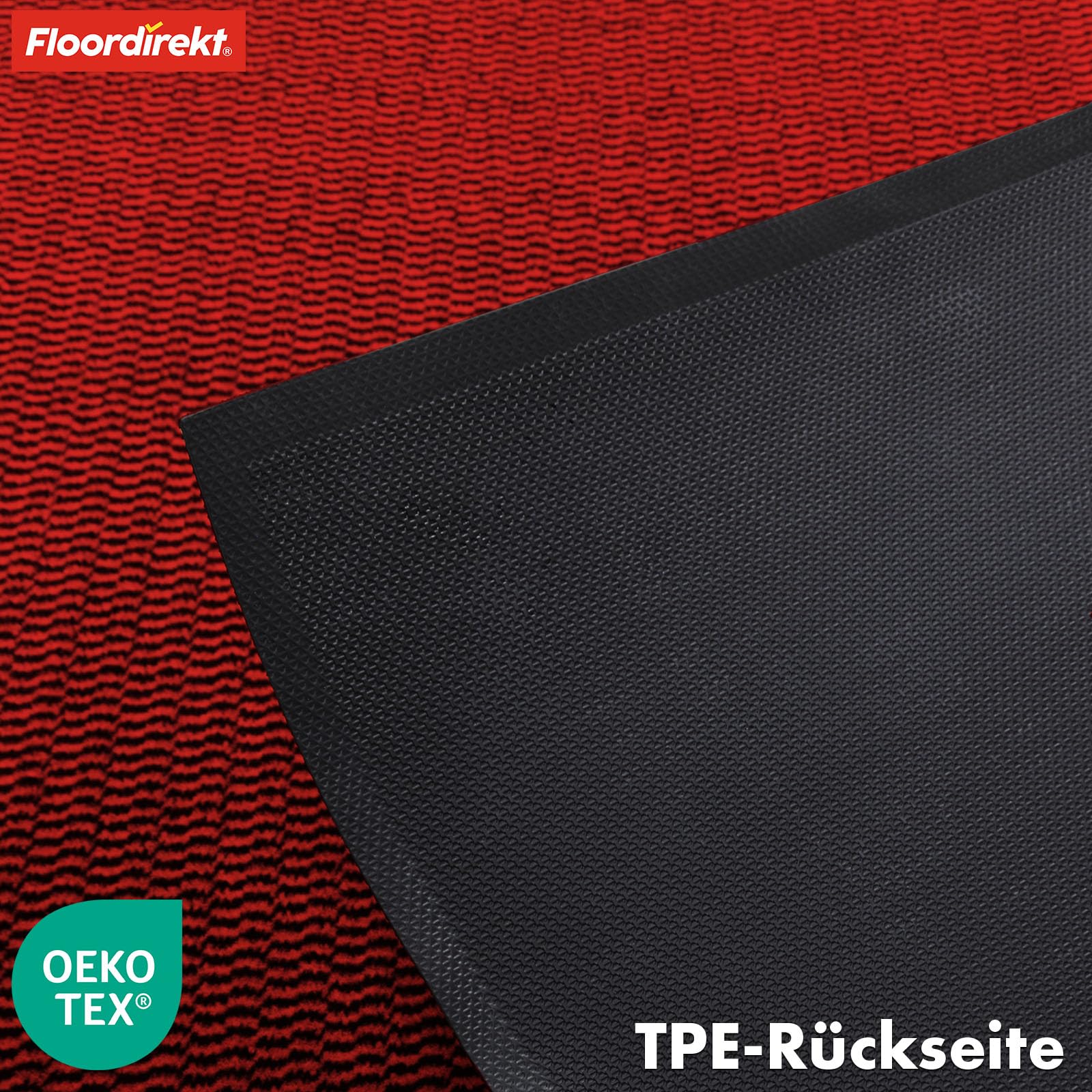 Paillasson Sky Novo 135x200cm Anthracite - Antidérapant Intérieur Extérieur - Floordirekt
