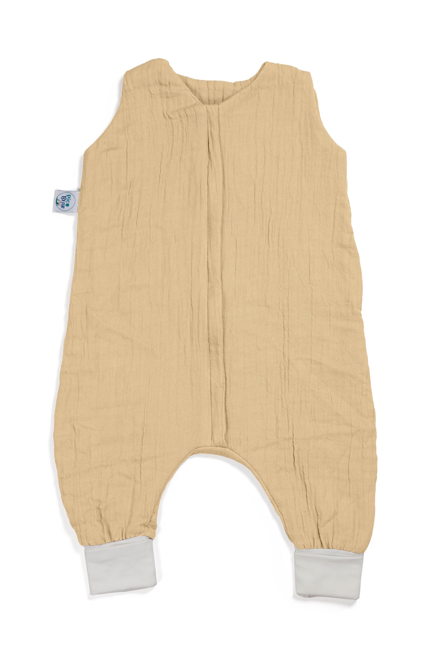 pic Bear 634 Letni Jumper: lekki muślinowy bawełniany śpiwór letni z nogawkami – 0,5 TOG