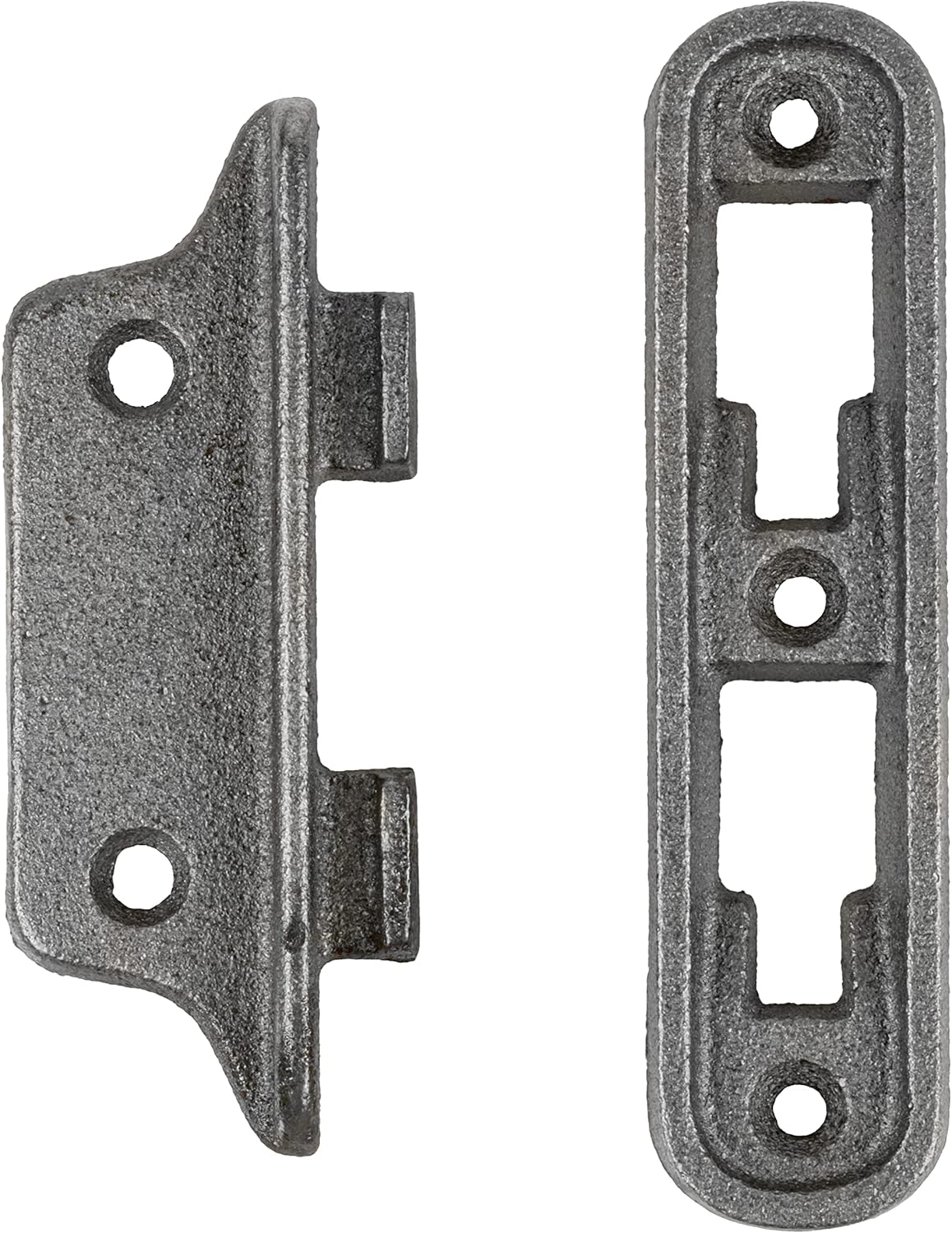 Large Cast Iron Bed Rail Fastener Set | Pack of 4 | Bed Frame Replacement Hardware | Brackets for Connection Bed Frame and Other Furniture | BB1-CI