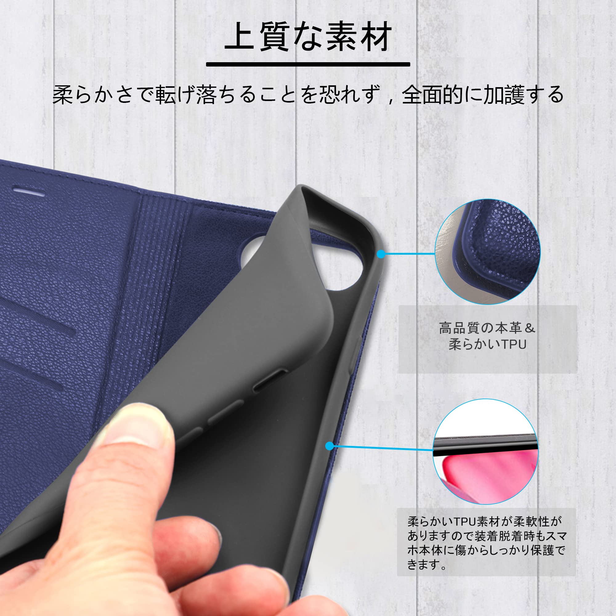 iPhone11 Pro スマホケース 5.8インチ 手帳型 ワイヤレス充電対応 Amazon.co.jp: iPhone 11 Pro ケース 手帳型 5.8インチ