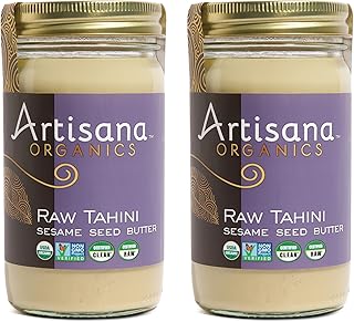 Artisana Organics Raw Tahini Sesame Seed Butter (2 Pack) - Just One Ingr...