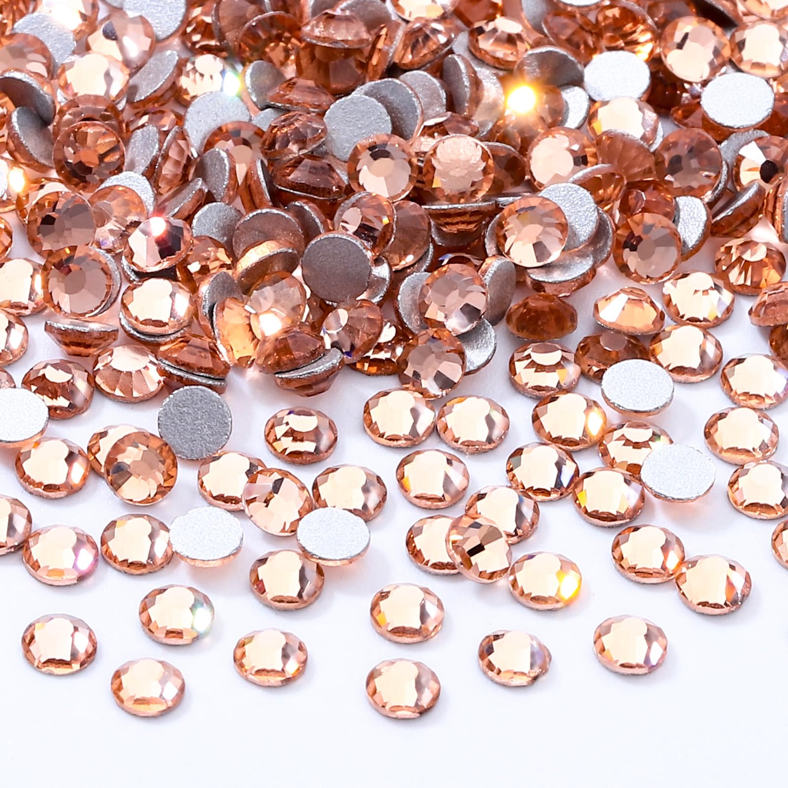 2880PCS Champagne SS8 Flatback Rhinestones(2.3-2.5mm)