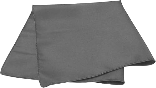 Ultimate Textile -1 docena - Servilletas de tela de 10.0 x 10.0in, color gris