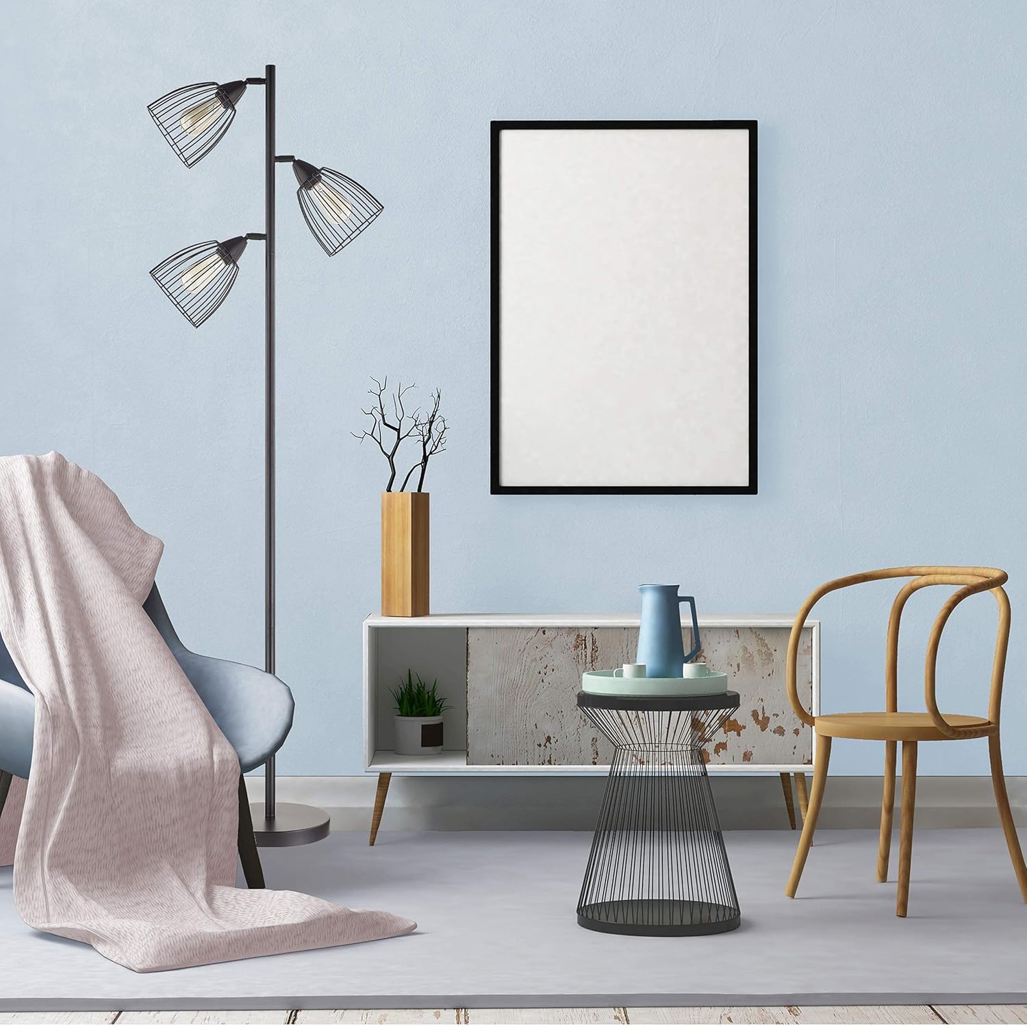 Promo 40% OFF WOXXX LED Industrial Floor Lamp For Living Room Bright Lighting Tall Stand Up Lamp Farmhouse Rustic Modern Black Tree Floor Lamps For Bedrooms, Office With Reading Light Standing Lamp 3 Bulbs Included Get Popular Offer WOXXX LED Industrial Floor Lamp For Living Room Bright Lighting Tall Stand Up Lamp Farmhouse Rustic Modern Black Tree Floor Lamps For Bedrooms, Office With Reading Light Standing Lamp 3 Bulbs Included