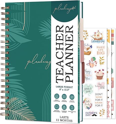 PLANBERRY PB Planificateur pour enseignants, Calypso Sarcelle, Smaller than A4 (