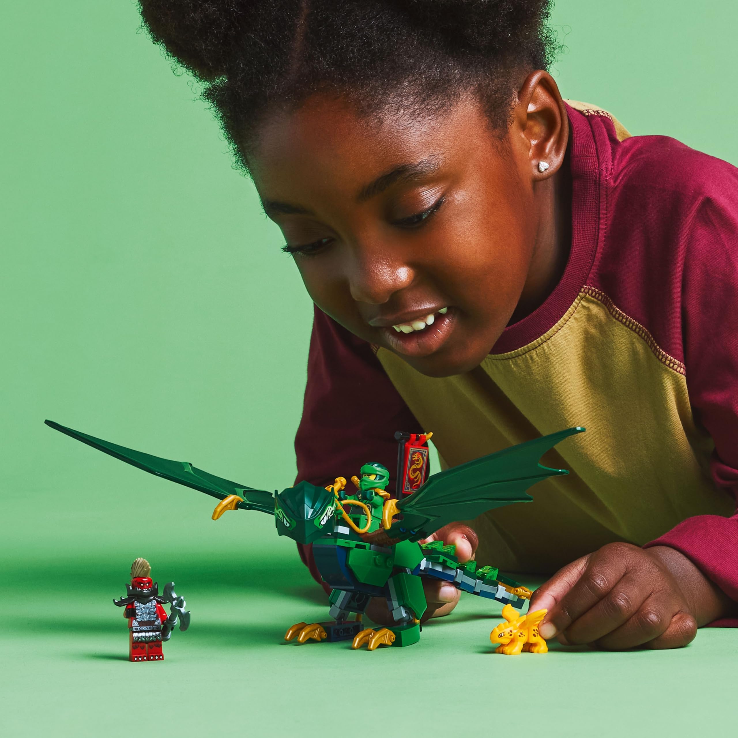 LEGO Ninjago Dragão Verde Florestal do Lloyd 71829 | Amazon.com.br
