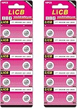 LiCB 20pcs SR626SW Button Cell Battery for Watch [377, LR66, LR626, AG4, 377A]