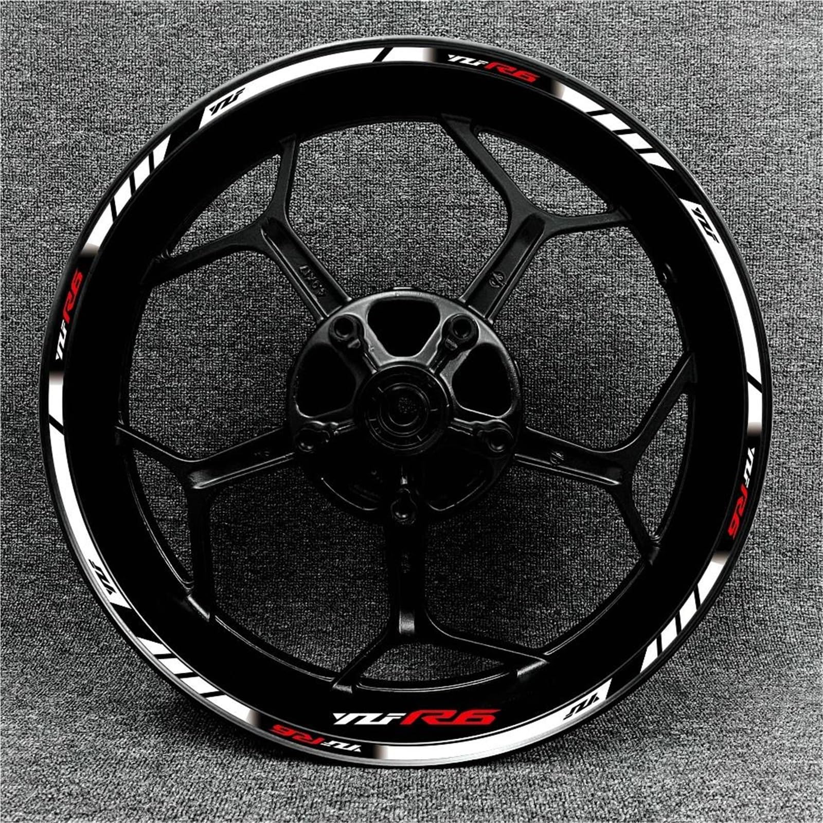 Wheel Stickers Motorcycle Rims Wheels Stickers for YZF R6 YZF-R6 YZFR6 17 Inch Wheel Reflective Waterproof Strips Decals Rim Reflective Decal