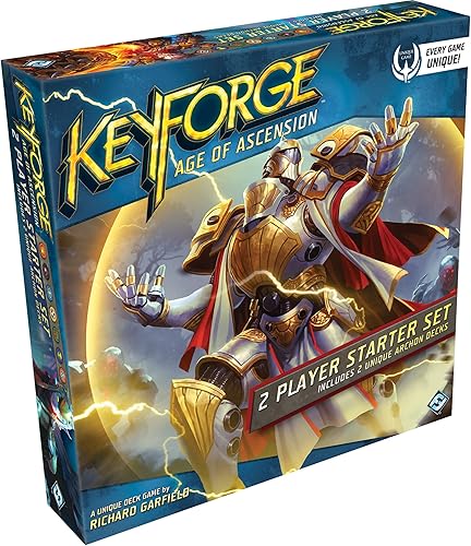 KeyForge Age of Ascension - Juego de iniciación para dos jugadores, juego de cartas de ritmo rápido, juego de estrategia para adultos y
