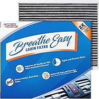 Vista 54 de Filtro de cabina AC y calefactor de defensa contra olores Breathe Easy de Spearhead, se ajusta como OEM, hasta un 25% más duradero con carbón