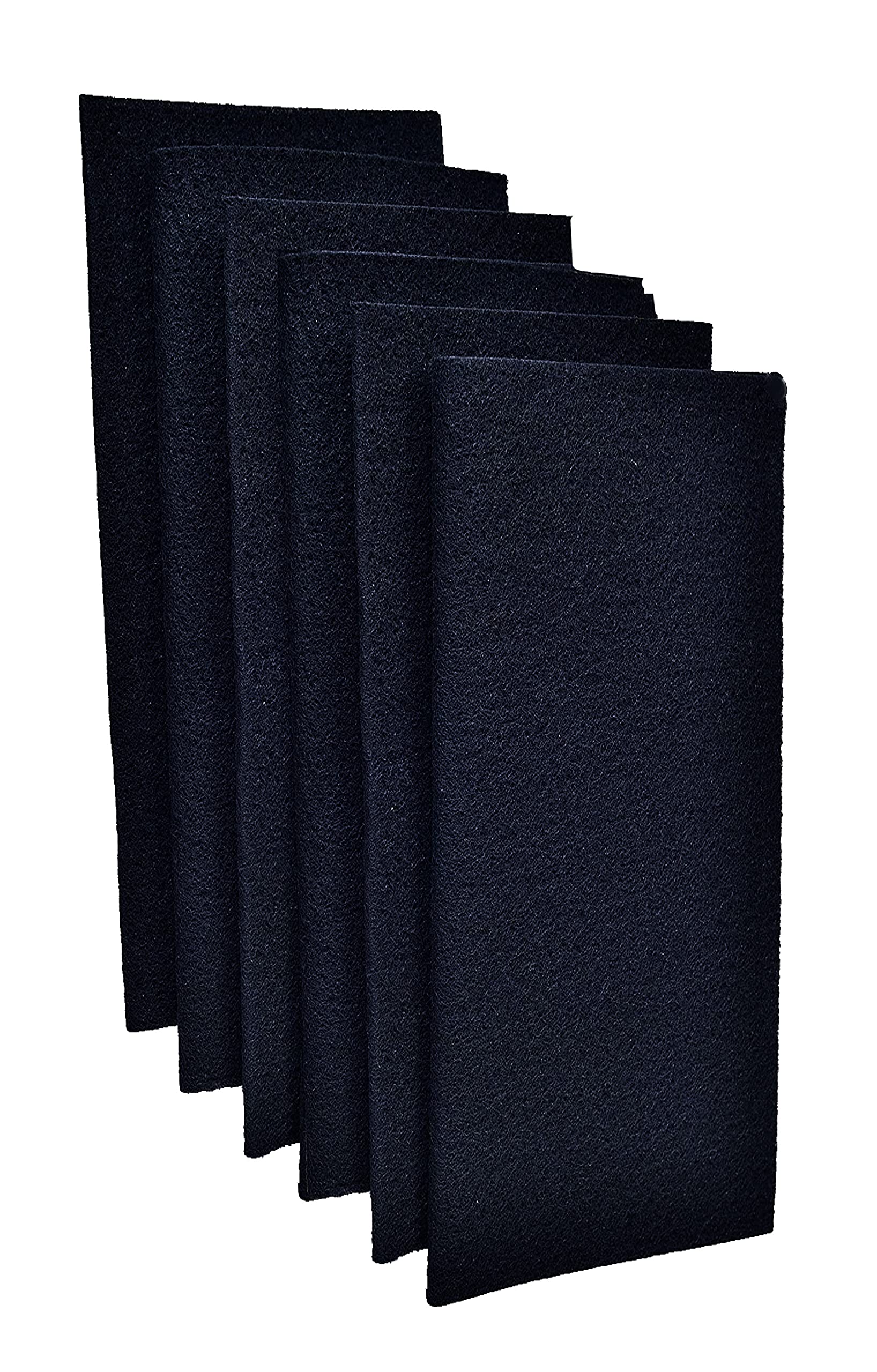 6-Pack Activated Carbon Air Filter - Premium 20.5" x 5.625" Air Purifier Pre Filter - Compatible with Honeywell Genius 3/4/5/6 Purifiers (HFD‑3X & 360 Series) - Odor & VOC Reduction