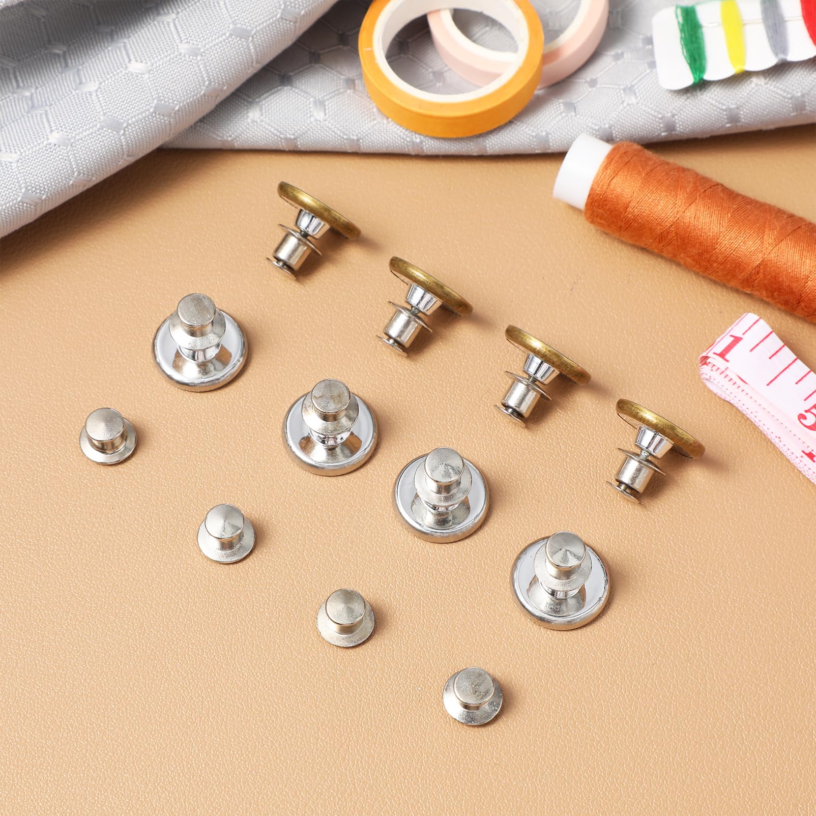 Tofficu 5 Set Di Bottoni Per Jeans Regolabili Non Cuciti Riutilizzabili Alla Moda Per Jeans Regolabili Per Pantaloni in Vita 30 Pezzi*5