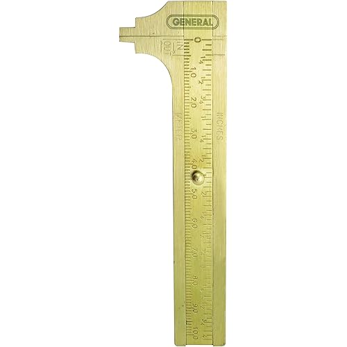 General Tools 133ME Brass Caliper, 4"
