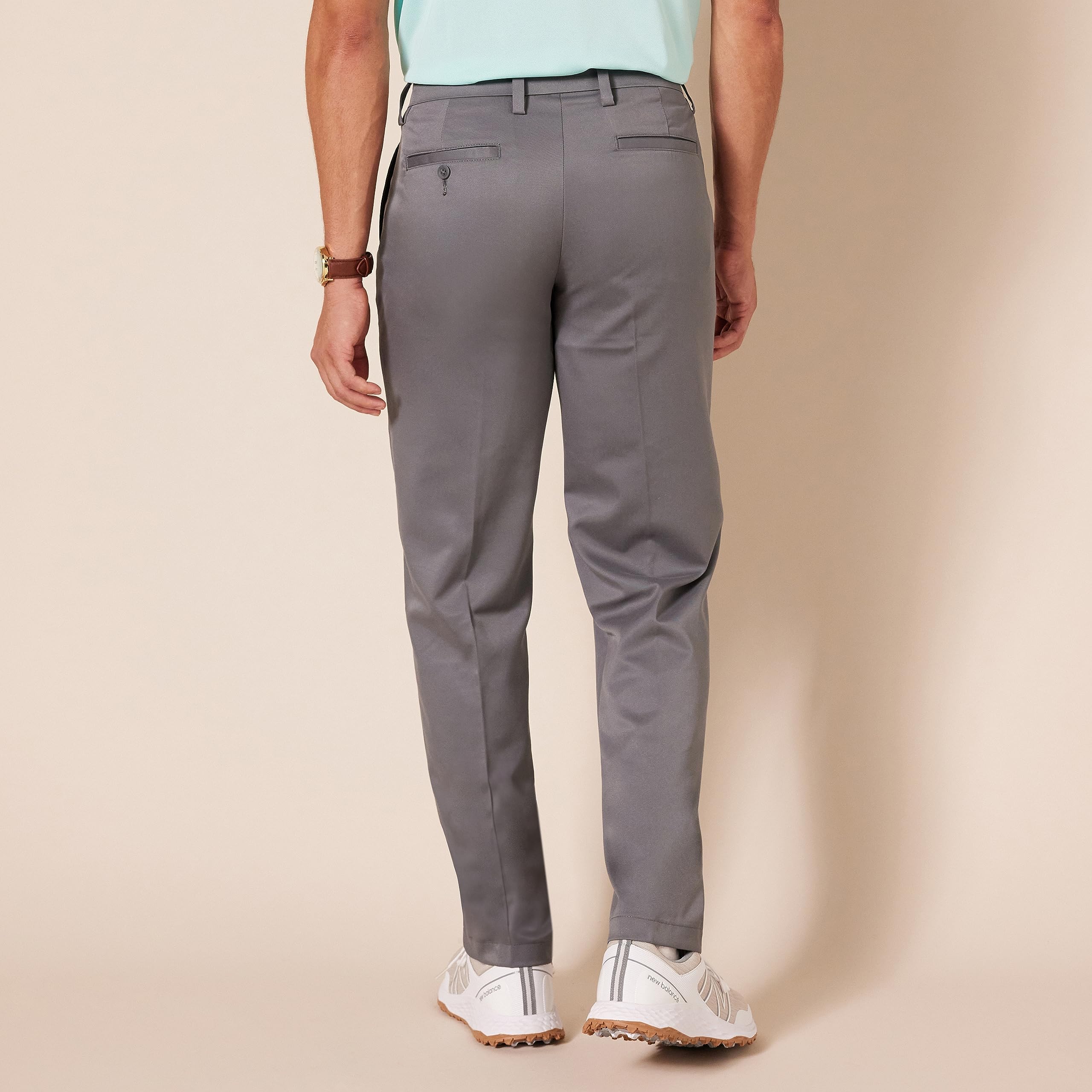 Amazon Essentials Pantaloni Elasticizzati con Taglio Dritto Uomo