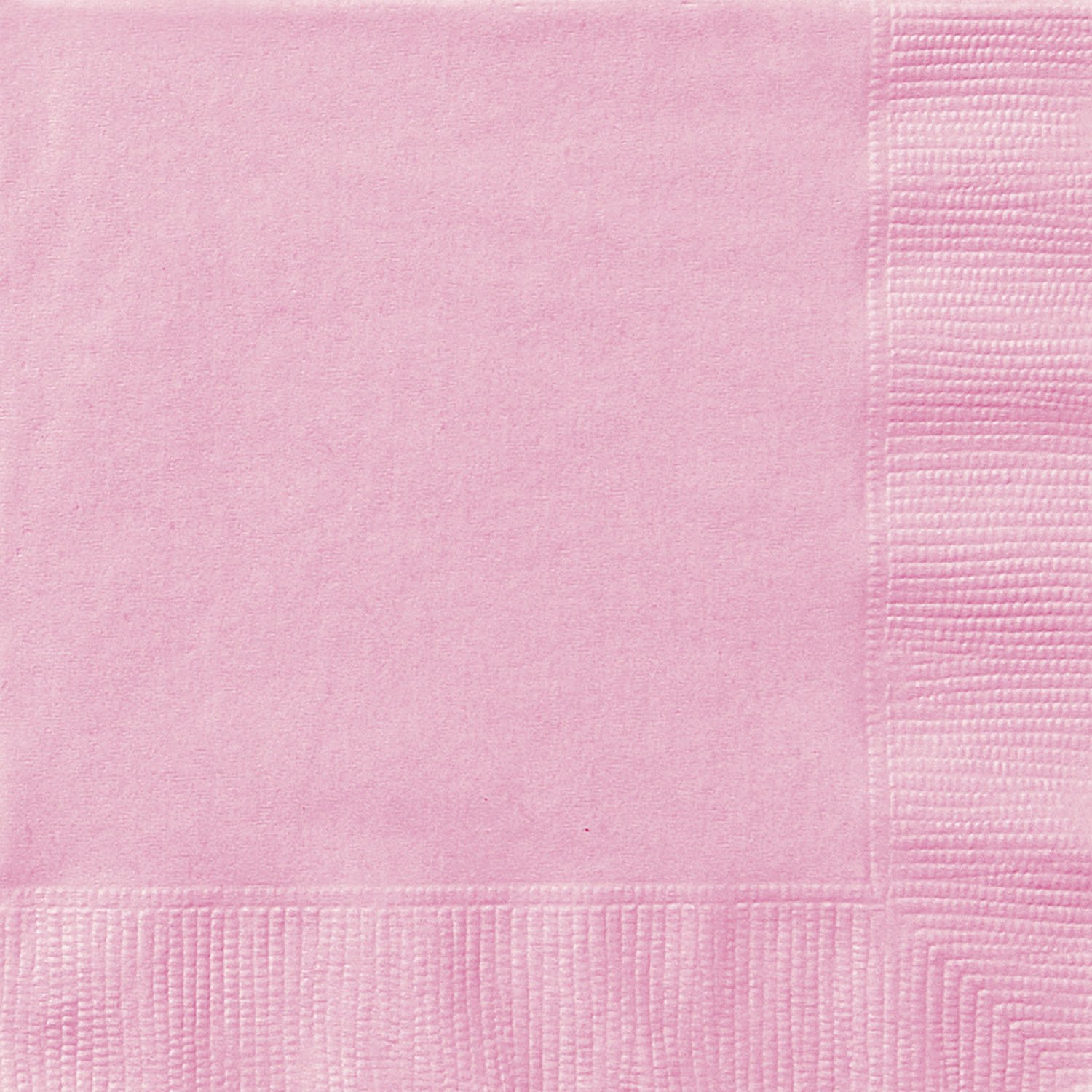 Unique Beverage Napkins 20pc Lovely Pink