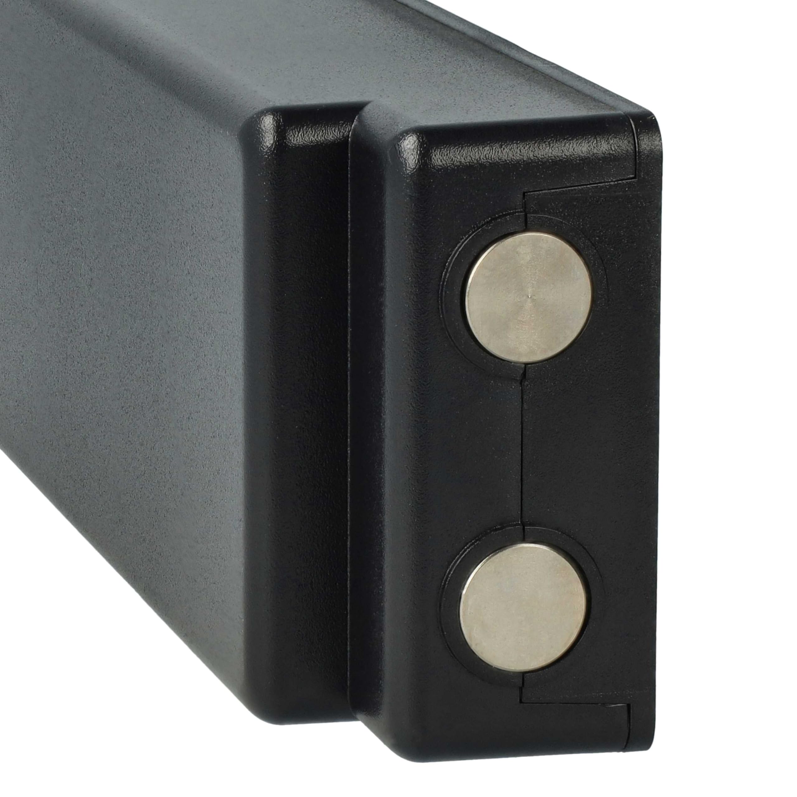 vhbw 5X batería Compatible con Scanreco BS590, 960, 16131, 790, 592, 590 Mando a Distancia Industrial (1500 mAh, 7,2 V, NiMH) - Negro