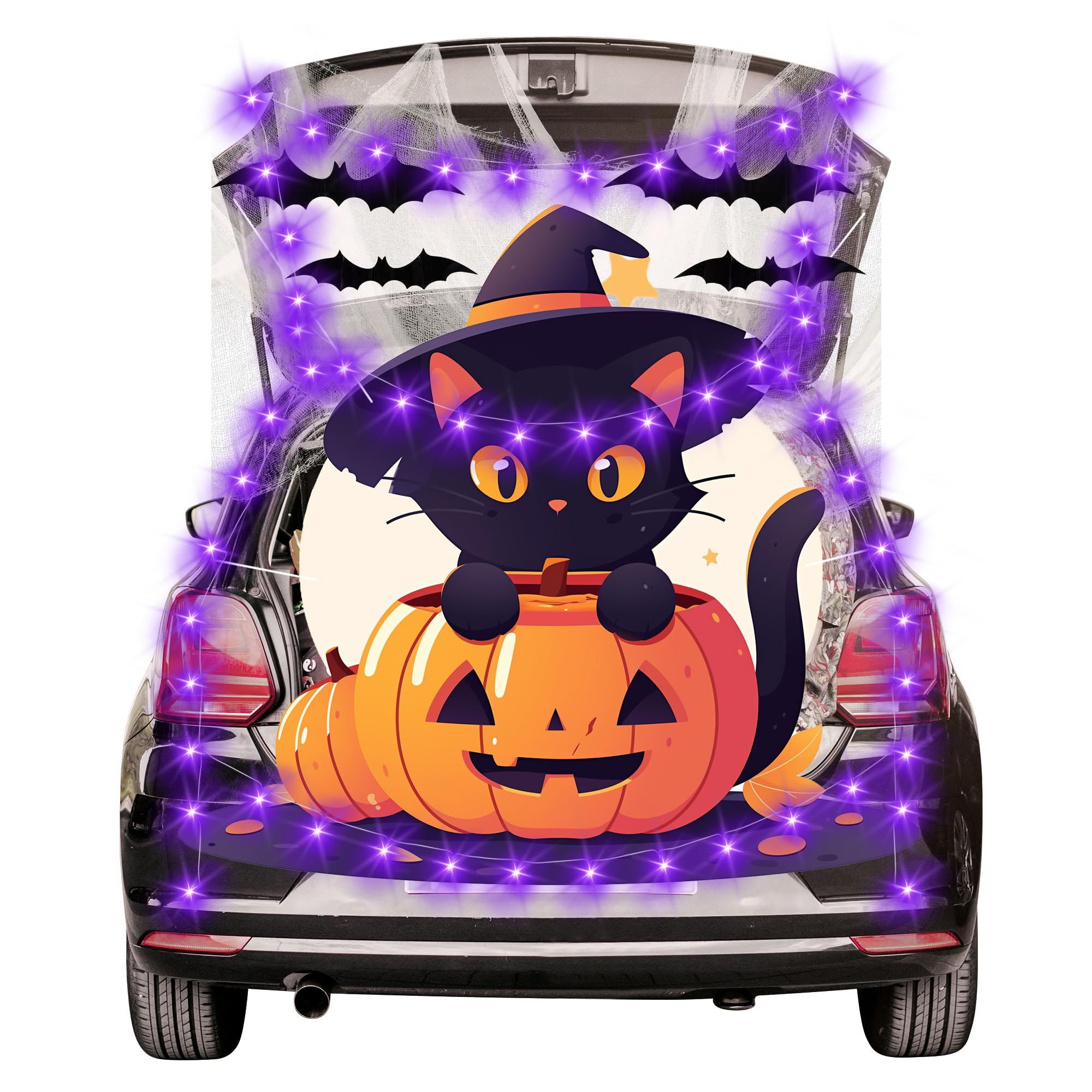 Black Cat Pumpkin Trunk Kit