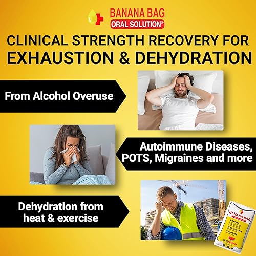 Miniatura 3 de Banana Bag Solución oral paquete de electrolitos y vitaminas en polvo para reconstitución en agua para beber 15