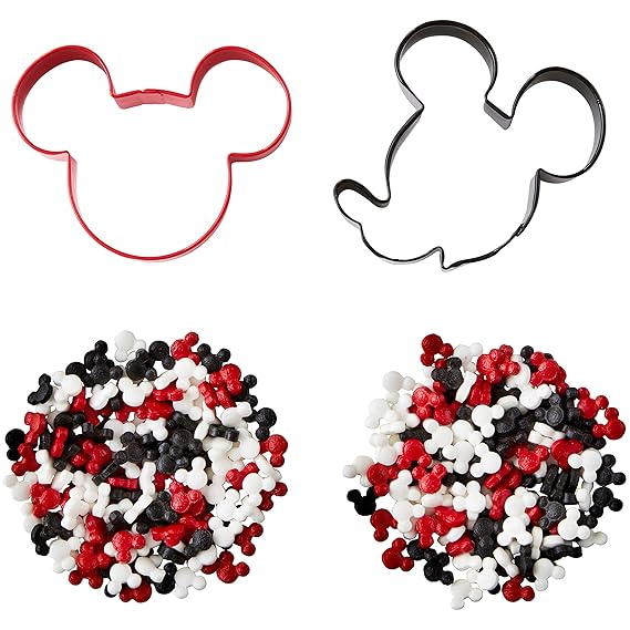 Wilton Mickey and The Roadster Racers Cookie Cutter and Sprinkles Decorating Set, 4-Piece