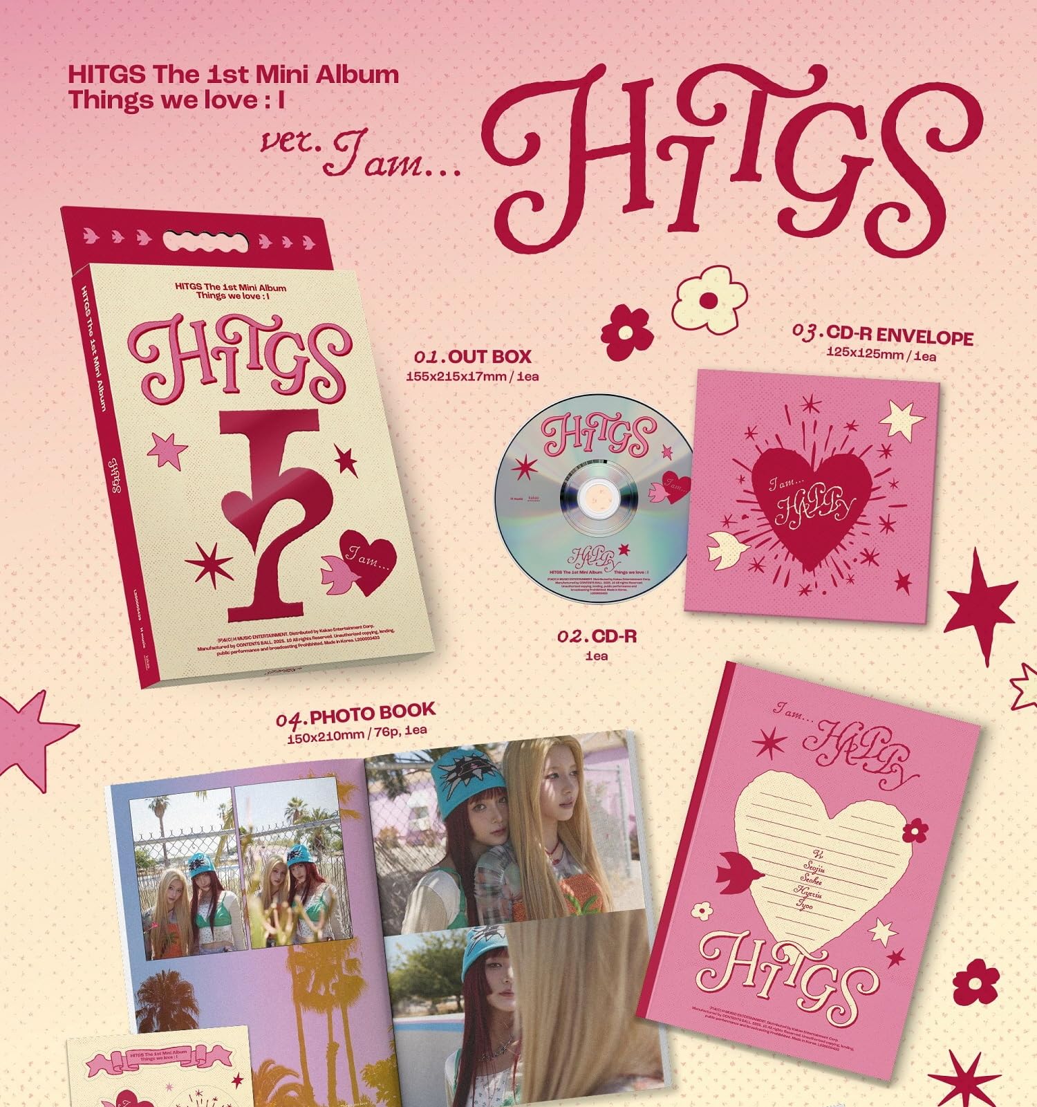 Amazon.co.jp: ヒットジース Hitgs - 1st Mini Album Things we love
