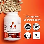 atplab Total Defense, 120 Caps - Multivitamin/Multimineral Supplement for Adults - Zinc & Vitamin D3 with B Vitamins (B1, B2, B3, B6, B12), Copper & Magnesium, Daily Wellness Support