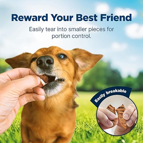 Miniatura 4 de Blue Buffalo Nudges Grillers - Golosinas naturales para perros hechas con pollo real, fabricadas en los Estados Unidos, pollo, bolsa de 10 onzas