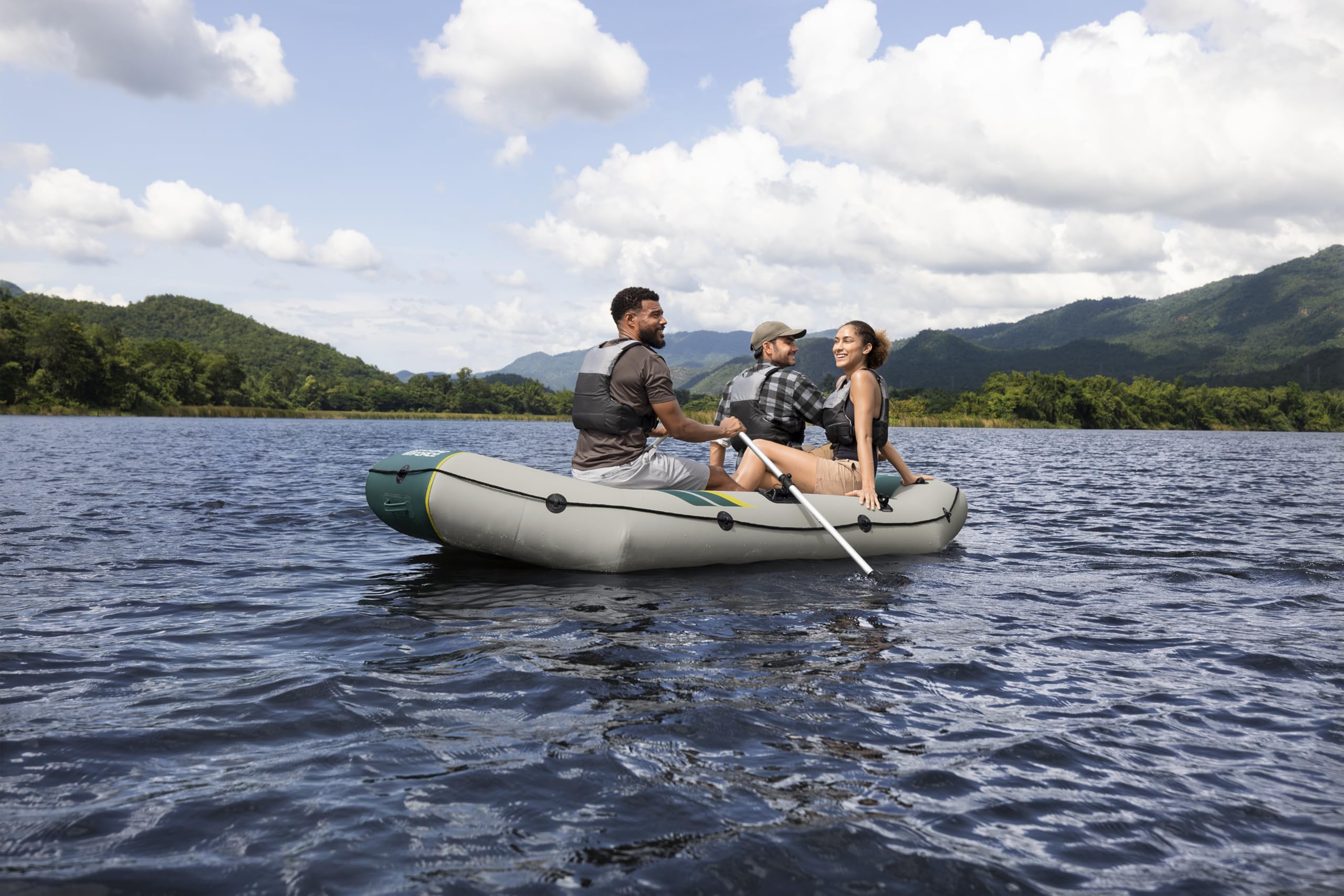 Bestway Hydro-Force Schlauchboot Komplett-Set Ranger Elite X3 295 x 130 x 46 cm