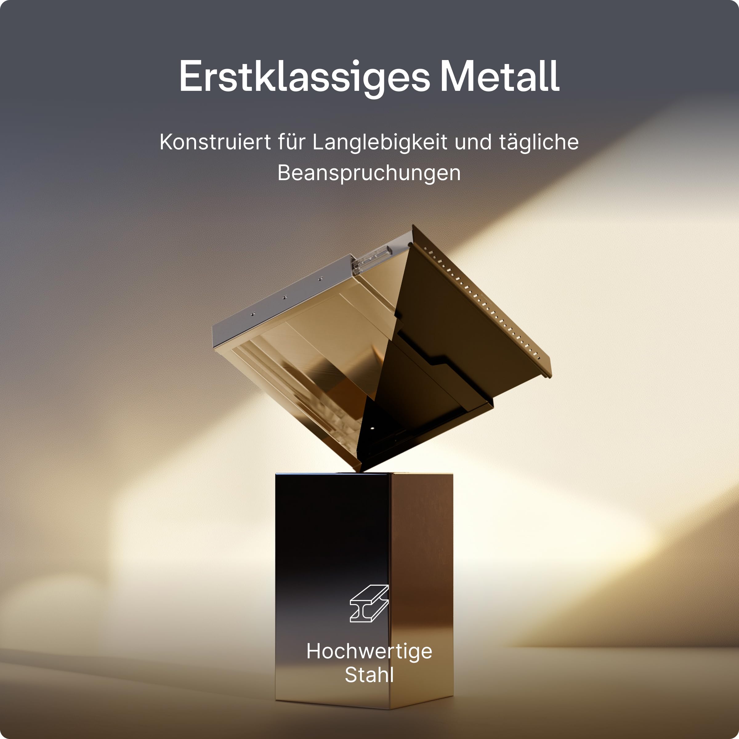 Desktronic Schreibtisch-Organizer, Untertisch-Aufbewahrungsbox, Schreibtisch für Büro Schule Homeoffice Schreibwaren, Metallschublade, Versteckte Schubladenbox (Schwarz)