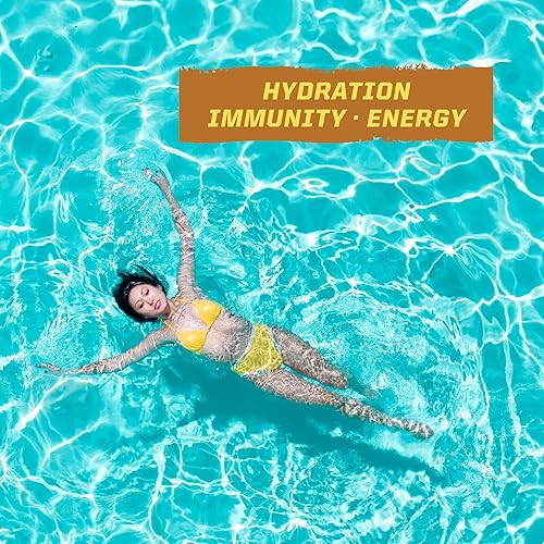 Miniatura 7 de Sunwarrior Paquetes de electrolitos en polvo de hidratación en polvo B12 saúco  Jugoso sabor piña 18 paquetes de 4.44 oz bolsa  Vegano y a base de