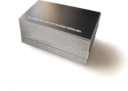 Miniatura 3 de RXBC2011 Tarjetas de agradecimiento con texto en inglés "You are the Heart of my Business", para negocios en línea, paquete de 100 (100 tarjetas,